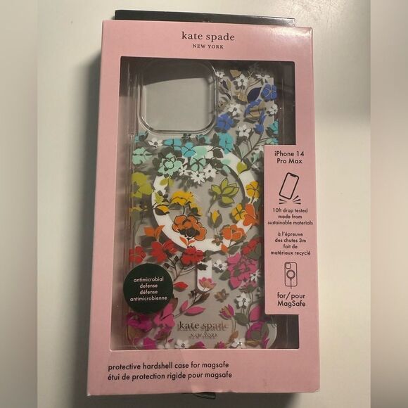 Kate Spade New York Floral iPhone Hardshell Case for iPhone 14 Pro Max - Picture 1 of 1